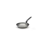 De Buyer Plus Steel - Sartén de acero de carbono, especial para altas temperaturas, 20 centímetros