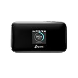 TP‑Link M7750 - MiFi LTE‑Advanced Cat12, hasta 600 Mbps, WiFi Doble Banda 2,4/5 GHz, Conecta 32 Dispositivos, batería 3280 mAh, Pantalla 1,44″, Ranura Micro‑SD (hasta 2 TB)