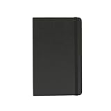 Amazon Basics Cuaderno clásico 240 páginas (grande, a rayas), Negro