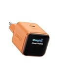 Anker Nano Cargador USB C 45W Inteligente, Cargador iPhone Carga rápida con reconocimiento Inteligente, Compatible con iPhone 17/16/15, iPad Pro, iPad Air (sin Cable, 1 Puerto USB-C, No Plegable)