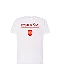 RFEF - Camiseta Casual Selección Española de Fútbol | Camiseta Manga Corta 100% Algodón - Color Blanco | Talla XXL