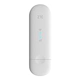 ZTE MF79N, módem USB Wi-Fi Desbloqueado, Wi-Fi de Viaje de bajo Costo, Puertos de Antena externos + 2 años de garantía (Blanco)
