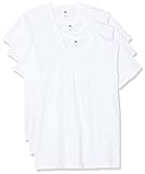 Fruit of the Loom Valueweight tee, 3 Pack Camiseta, Blanco (White 30), Small (Size:S) (Pack de 3) para Hombre