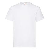 Fruit of the Loom Heavy Cotton Tee Shirt 3 Pack, Camiseta de Manga Corta Para Hombre, Blanco (Weiß), X-Large