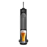 Cecotec Dispensador de Cerveza Portátil para Latas y Botellas BeerFlow 500. Funciona con Pilas AA 1,5V, Control de Espuma, 2 Modos, Fácil de Limpiar y Almacenar, Diseño Compacto