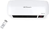 Orbegozo SP 6000 – Calefactor de baño Split programable con mando a distancia, 2000 W, 2 niveles de potencia y modo ventilador, Color Blanco