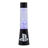 Lámpara de Lava con Purpurina PlayStation, Lámpara de Flujo para Iluminación de Ambiente, 33 cm