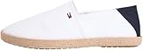 Tommy Hilfiger Core Hilfiger Alpargata Textil FM0FM05792 para Hombre, Color Blanco (Blanco), 9