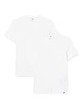 Levi's Slim 2-Pack Crewneck Tee Camiseta Hombre, White + White, M