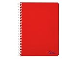 Cuaderno espiral A5 148 x 210 mm smart tapa blanda 80h 75gr liso con margen colores surtidos unidad