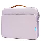 Veki 15-16 Pulgadas Funda para Portátil Impermeable, Anti-rasguños Funda Ordenador Portátil, Fundas Blanda PC Portátiles, Bolsa de Transporte para MacBook, Acer, HP, Dell, Lenovo, Asus (Morado)