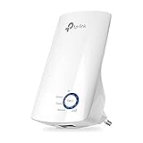 TP-Link TL-WA850RE Repetidor WiFi N300 (300 Mbps, Extensor de Cobertura, Puerto Ethernet, Botón WPS, Indicador de Señal, Compatible con Todos los Routers 2.4 GHz)