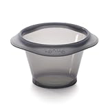 Lékué Set de 6 Moldes repostería para Coulant de Chocolate, silicona platino Negro/Translúcido