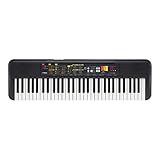 Yamaha PSR-F52 - Teclado digital portátil y compacto con 61 teclas, 144 voces de instrumentos y 158 estilos de acompañamiento, color negro