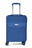 VOYAN Maleta Cabina 55x40x20 Bio Azul, Trolley Rígido ABS Lightweight con Ruedas Dobles 360°, Carcasa Dura Ligera y Cerradura de Seguridad, Equipaje de Mano para Viajes en Avión