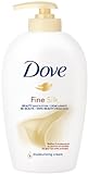 Dove - Waschlotion feine seid, crema limpiadora, dispensador de loción suave y sedoso, 6 - pack (6 x 250 ml)