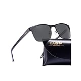 Carfia Gafas de sol Hombre Rectangular, 100% de Protección UV(CA5225)