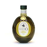 Aceite de Oliva Virgen Extra Sancho - Variedad Picual y Cornicabra - Pack 2 Botellas PET (plástico alimentario) de 750ml