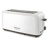 Taurus - Tostadora My Toast Duplo 1450W, Doble Ranura Larga y Ancha, 6 Niveles, LED, Descongelar/Recalentar/Cancelar, Temporizador Programable, Tostador Silencioso, Bandeja Recogemigas Extraíble