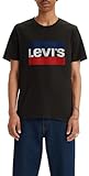 Levi's Sportswear Logo Graphic Camiseta Hombre, Sportswear Beautiful Black+, M