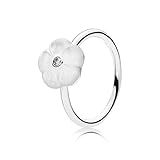 Anillo Pandora Flor Luminosa 190999MOP-54 Plata y Nácar