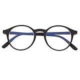 DIDINSKY Gafas de Presbicia con Filtro Anti Luz Azul para Ordenador. Gafas Graduadas de Lectura para Hombre y Mujer con Cristales Anti-reflejantes. Graphite +1.5 – UFFIZI