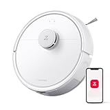 roborock Q7L5 Robot Aspirador y Mopa Doble Sistema Antienredos, Succión HyperForce de 8,000 Pa, Navegación Precisa, Rendimiento de Nivel Básico, Dueños de Mascotas, Blanco