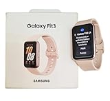 Samsung Galaxy Fit3 - Reloj inteligente con pantalla AMOLED de 40 mm, cuerpo de aluminio, seguimiento completo de la actividad física y la salud, batería hasta 13 días, carga rápida, 5 ATM, oro rosa