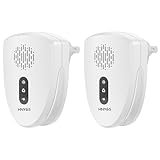 Tres Modos Repelente Ultrasónico Mosquitos, Control de Plagas para Moscas, Cucarachas, Arañas, Hormigas, Ratas, Ratones e Insectos Dispositivo Antimosquitos Interior de Alta Potencia (2 Pack)
