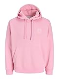 JACK & JONES Sweat Hood Sudadera con Capucha Jjalliance, Prism Rosa, XL para Hombre