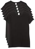 Fruit of the Loom Ladies Iconic, Lightweight Ringspun tee, 5 Pack Camiseta, Negro (Black 36), 38 (Talla del Fabricante: Large) (Pack de 5) para Mujer