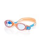 Speedo Futura Biofuse Junior Gafas de natación, Unisex niños, Multicolor (Orange/Blue), 6-14 años