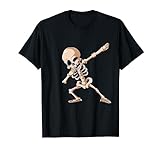 Dabbing Esqueleto Halloween Baile Esqueletos Niños Camiseta