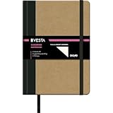 Dohe - Cuaderno A5 Rayado Vesta Nature (15x21 cm) - 96 Páginas de 80 g/m² - Material de oficina
