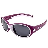 ActiveSol gafas de sol | NIÑA | 100% protección UV 400 | polarizadas | irrompibles, de goma flexible | 2-6 años | 22 gramos [Mariposa]