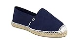 Alpargatas Clásicas de Lona con Suela de Yute (Azul Marino, Numeric_42)