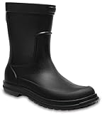 Crocs AllCast Rain Boot Men, Hombre Bota, Negro (Black/Black), 41-42 EU