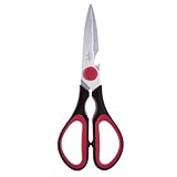 JATA HOGAR AC36 - Tijeras Cocina Multiusos: Cascanueces, Abrebotellas, Descamador de Pescado y Corte. Desmontables para Fácil Limpieza y Afilado. Filo de Acero Inoxidable. Hoja de 11 cm.