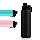 Otto Koning Botella Agua Acero Inoxidable 750ml | Termo Café para Llevar 16h Frío 10h Calor | Cantimplora Térmica Deporte, Gimnasio, Oficina | Antigoteo, BPA Free, Doble Pared Aislada