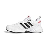 adidas Hombre Strutter Shoes, Cloud White / Core Black / Active Red, 42 EU