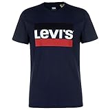 Levi's Sportswear Logo Graphic Camiseta Hombre, Dress Blues, M