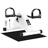 Pedales Estaticos Personas Mayores,Pedaleador Electrico, 6 Niveles de Velocidad, Control Remoto con Motor Silencioso para Pierna Entrenamiento