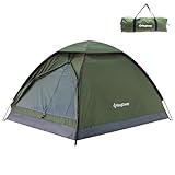 KingCamp MONDOME II - Tienda de campaña para 2 Personas, Ultraligera e Impermeable, compacta y Apta para Mochilas, Ideal para Camping, Senderismo y al Aire Libre