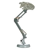 Paladone Millennium Falcon Posable Desk Lamp Lámpara de Escritorio Halcon milenario, Star Wars, Plástico, Gris, único