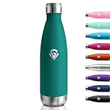 Cantimplora Termica 750ml, Botella de Agua Acero Inoxidable Reutilizable con Doble Pared, Botella Termica sin BPA, Termo Agua para Colegio, Oficina, Senderismo, Deporte, Viajes, Interior o Exterior