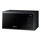 SAMSUNG MG23J5133AK/EC Microondas con Grill, 23 Litros de Capacidad, Potencia 800W/1100W, Interior Cerámico Enamel, Color Negro Mate