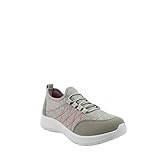 MODELISA - Zapatillas Deportivas para Mujer, Tenis Deportivos Casuales Tipo Slip-on (Gris, Sistema Tallas Calzado EU, Adulto, Mujer, Números, Estrecho, 38)