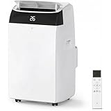 GarveeMore Aire Acondicionado Portátil 10000 BTU TCL 3 en 1 Frío Ventilador y Deshumidificador Clase A+ Enfriamiento Rápido 2930W Control Remoto Hogar Oficina Blanco