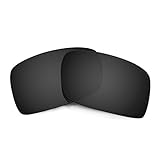 HKUCO Mens Compatible/Replacement Lenses For Oakley Gascan Sunglasses Black Polarized