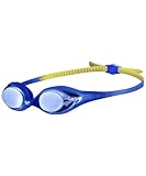 ARENA Spider Junior Mirror Gafas de Natación para Niños, Gafas de Natación con Lentes de Espejo Antiempañamiento, Protección UV, Puente Nasal Autoajustable, Juntas de Silicona Hipoalergénicas